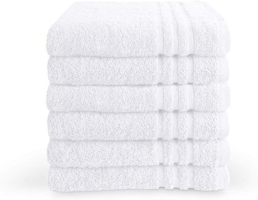 Luxury White Bath Towels 650 gsm 100% Cotton Packs of 3, 6, 12 and 36