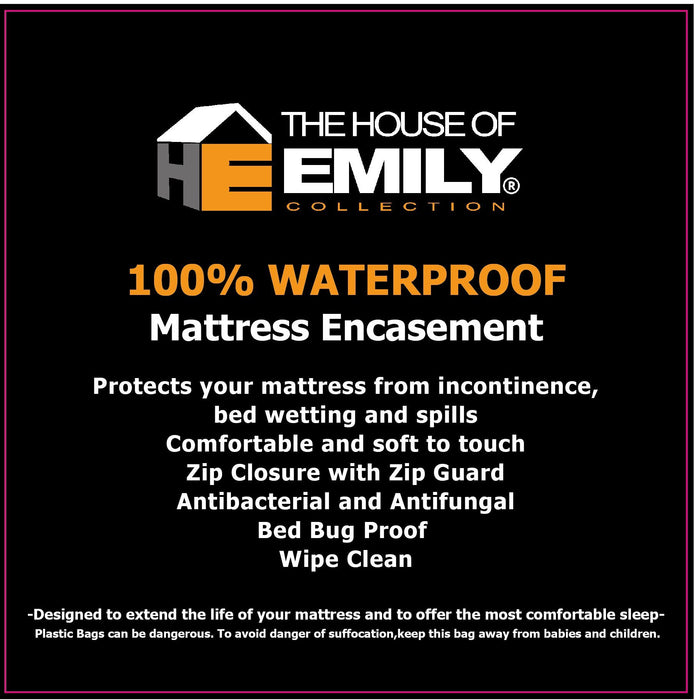 Incontinence Mattress Protector Encasement 100% Waterproof Wipe Clean Anti Bacterial | 8 Sizes