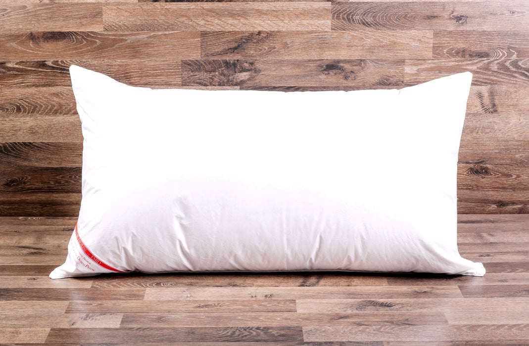 Super King Size 3ft Pillows 50 x 90cm Microfibre, Goose Feather and 100% Goose Down
