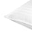 Hotel Quality Pillows Pack of 2 Stripe Cover Hollowfibre Medium / Firm Support
