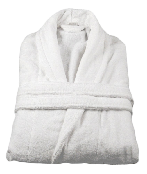 White Velour Dressing Gown – 100% Cotton Terry Towelling Inner, 55/45% —  www.thehouseofemily.com