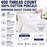 Emperor Duvet Cover Set White 100% Cotton Percale 400 Thread Count