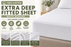 Emperor Fitted Sheet Extra Deep Up to 16" Depth | 6 Fabric Types