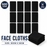 Black Face Towels Wash Cloths 100% Cotton 600 GSM – Thick Luxury Flannels