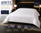 Caesar Duvet Cover 100% Cotton Sateen 400 Thread Count White