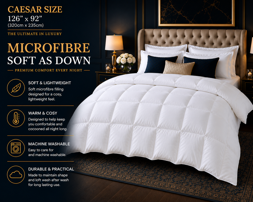Microfibre Duvet Soft as Goose Down Hypoallergenic