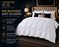 Caesar Duvet Quilt for 8 FT Wide Beds 320cm x 235cm | 4.5 tog up to 13.5 tog