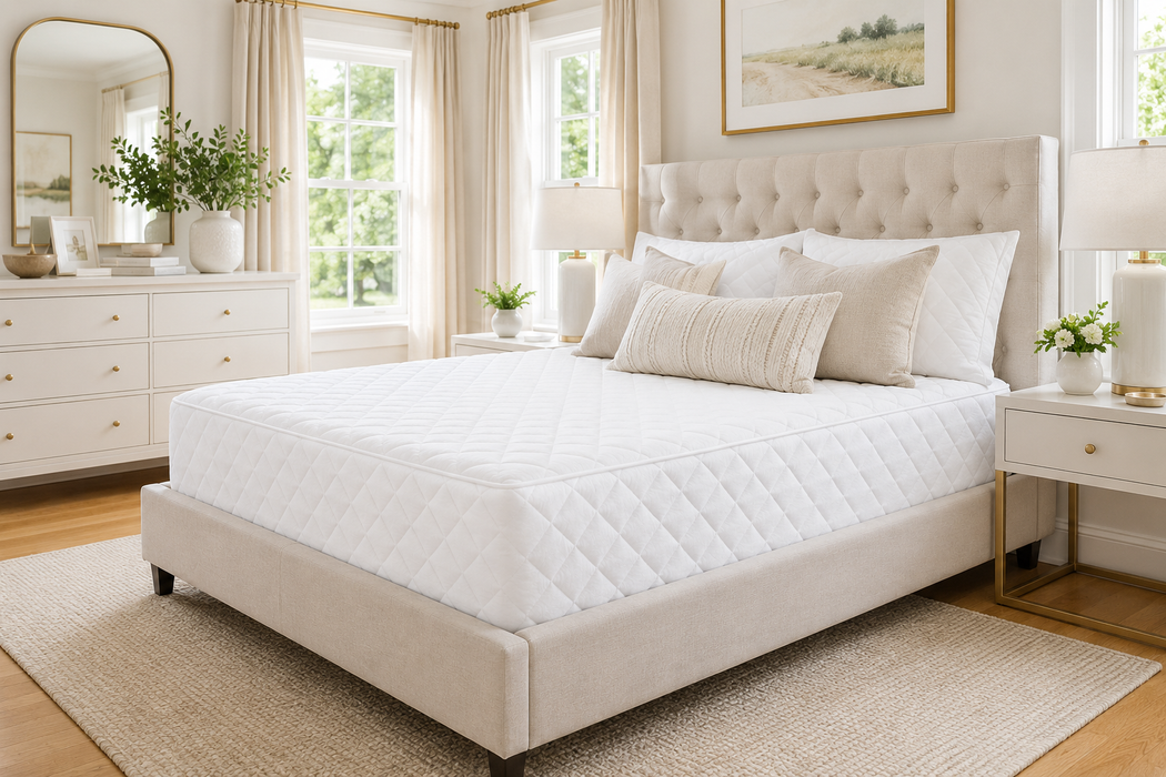 Fully Enclosed Quilted Mattress Protector Cover – Zipped Extra Deep Mattress Encasement
