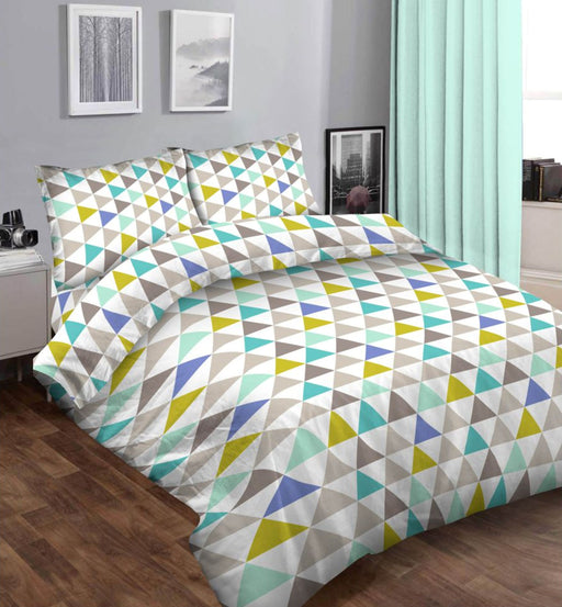 Double Bed Size Printed 4pc Complete Bedding Set