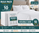 White 100% Cotton Duvet Cover Set Percale 200 Thread Count Bedding Single Double King Super King