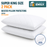 Super King Size 50 x 90 cm Zipped Pillow Cases Protectors Pack of 2 Quilted Microfibre Hypo Allergenic Soft Smooth Touch