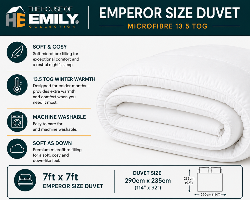 Microfibre Duvet Soft as Goose Down Hypoallergenic
