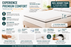 Memory Foam Mattress Topper – 3 Inch, CertiPUR Certified, Luxury Easy-Fit Cover