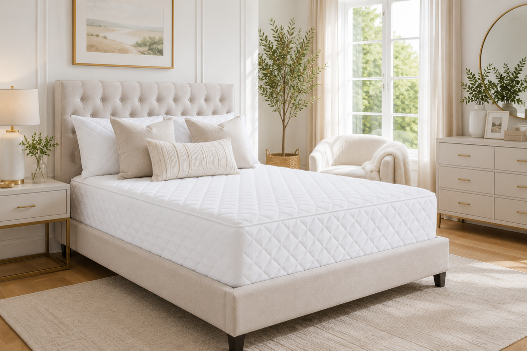 Fully Enclosed Quilted Mattress Protector Cover – Zipped Extra Deep Mattress Encasement