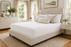 Quilted Mattress Protector Extra Deep Fully Elasticated 200 Tc Cover and Skirt