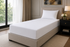 White 100% Cotton Sateen Fitted Sheet 90 x 200cm – 400 TC, 12" Depth, Fully Elasticated