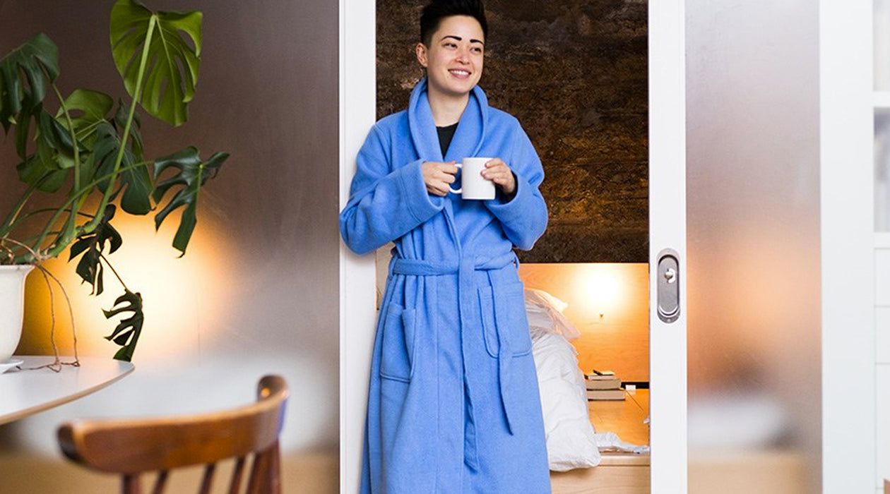Terry Towelling Bathrobe Dressing Gown – Hooded or Shawl, 100% Cotton, Belted, Mens & Ladies, 5 Sizes, 15+ Colours