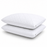 Super King Size 50 x 90 cm Zipped Pillow Cases Protectors Pack of 2 Quilted Microfibre Hypo Allergenic Soft Smooth Touch