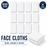 White Face Towels Wash Cloths Flannels 600 GSM Turkish Cotton