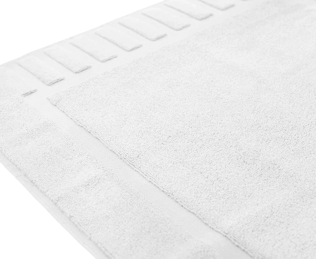 White Bathtub Shower Mats Floor Towels 100 Cotton 900gsm 56 x 86cm Ho