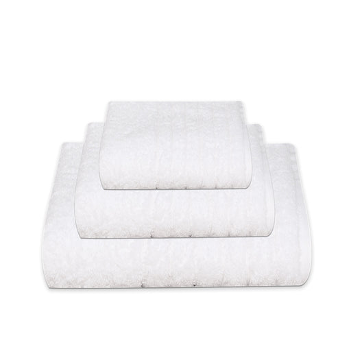 500gsm Ringspun White Hand Towels 100% Cotton
