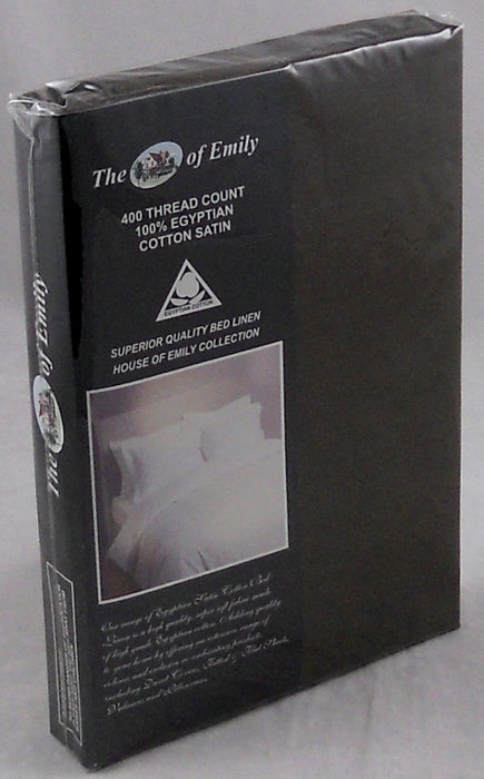 Egyptian Cotton Sateen Duvet Cover Sets 400 TC | 5 Sizes | 5 Colours