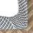 Single Bed Size Grey Herringbone 3pc Complete Bedding Set Non Iron