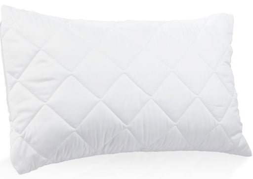 Zipped Pillow Cases Protectors Pack of 4 Quilted Microfibre Hypo Allergenic Soft Smooth Touch