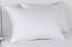 Hotel Quality Pillows Pack of 2 Stripe Cover Hollowfibre Medium / Firm Support