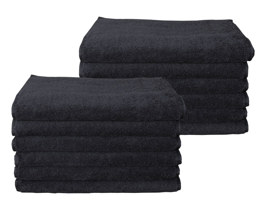 black face towels wash cloths flannels egyptian cotton luxury thick turkish