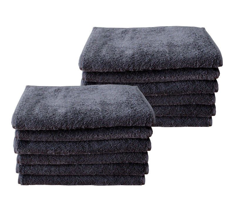 grey face towels washcloths flannels