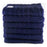 Navy Blue Flannels Face Cloths Towels Egyptian Cotton Pack of 12
